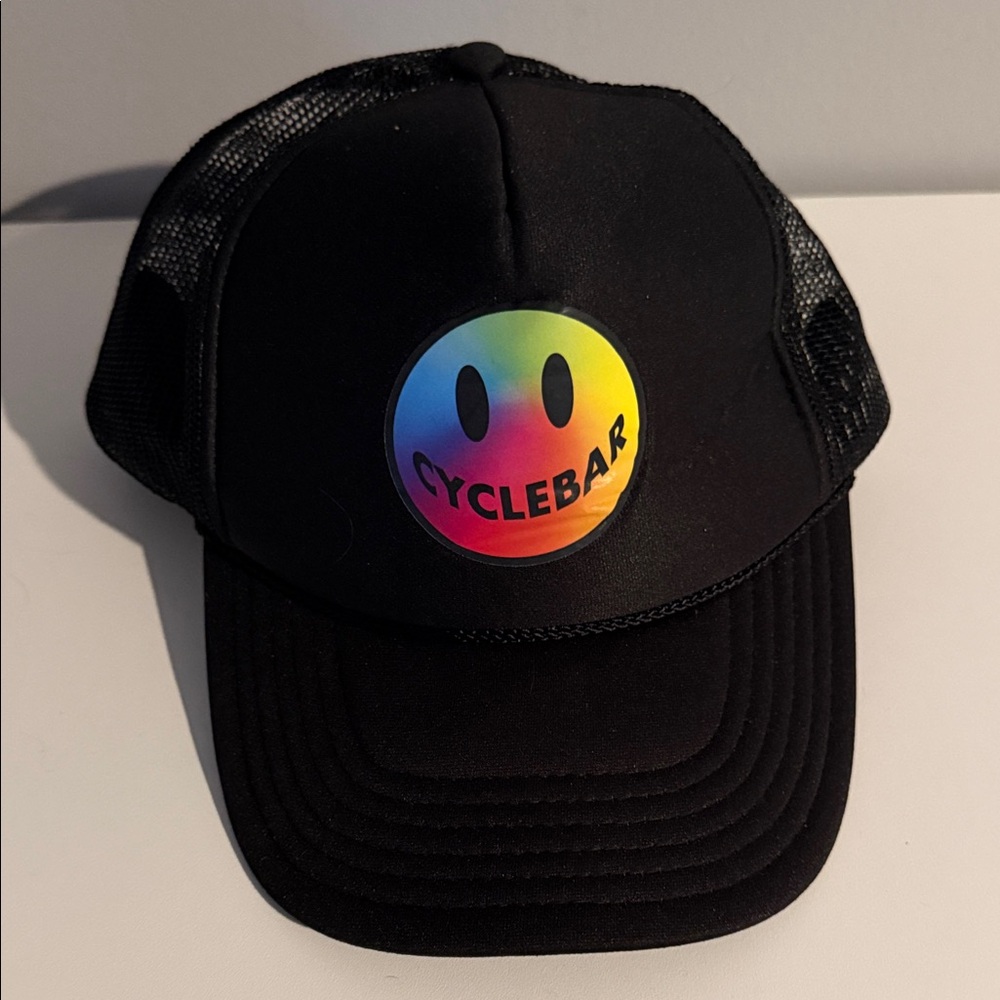 CycleBar Black Cap with Multicolor Logo